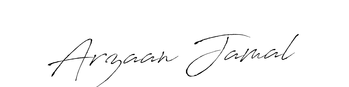 Make a beautiful signature design for name Arzaan Jamal. With this signature (Antro_Vectra) style, you can create a handwritten signature for free. Arzaan Jamal signature style 6 images and pictures png