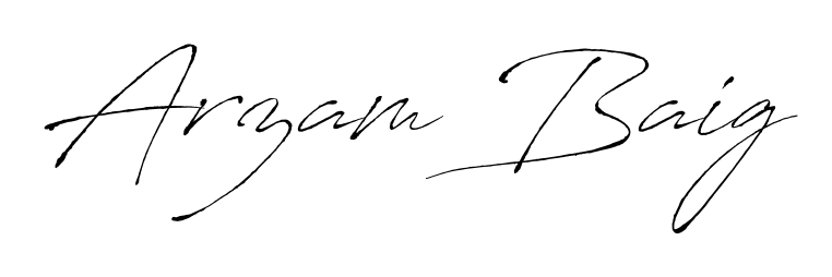 You can use this online signature creator to create a handwritten signature for the name Arzam Baig. This is the best online autograph maker. Arzam Baig signature style 6 images and pictures png