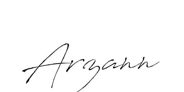 Make a beautiful signature design for name Arzann. With this signature (Antro_Vectra) style, you can create a handwritten signature for free. Arzann signature style 6 images and pictures png