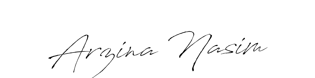 Make a beautiful signature design for name Arzina Nasim. Use this online signature maker to create a handwritten signature for free. Arzina Nasim signature style 6 images and pictures png