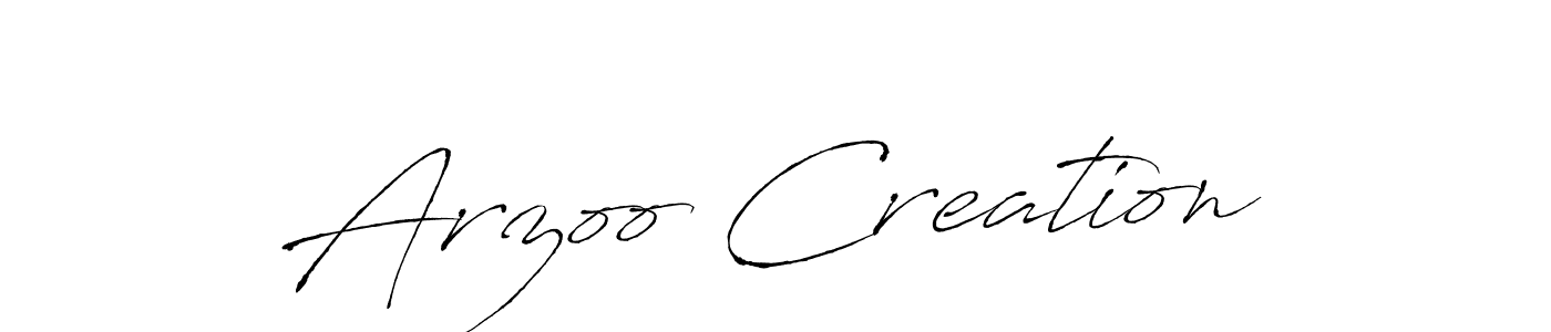 Here are the top 10 professional signature styles for the name Arzoo Creation. These are the best autograph styles you can use for your name. Arzoo Creation signature style 6 images and pictures png