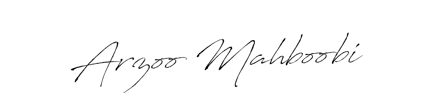 Make a beautiful signature design for name Arzoo Mahboobi. With this signature (Antro_Vectra) style, you can create a handwritten signature for free. Arzoo Mahboobi signature style 6 images and pictures png