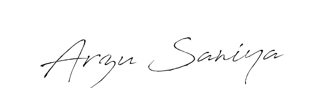 It looks lik you need a new signature style for name Arzu Saniya. Design unique handwritten (Antro_Vectra) signature with our free signature maker in just a few clicks. Arzu Saniya signature style 6 images and pictures png