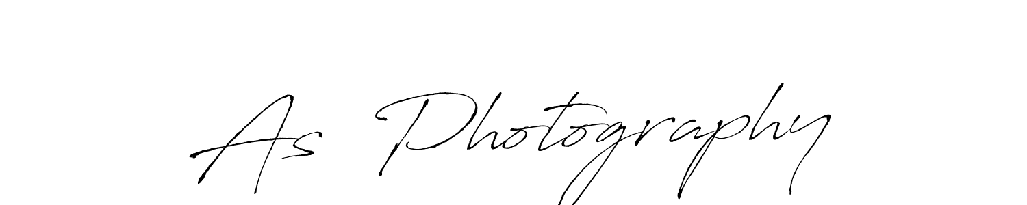 How to make As  Photography signature? Antro_Vectra is a professional autograph style. Create handwritten signature for As  Photography name. As  Photography signature style 6 images and pictures png
