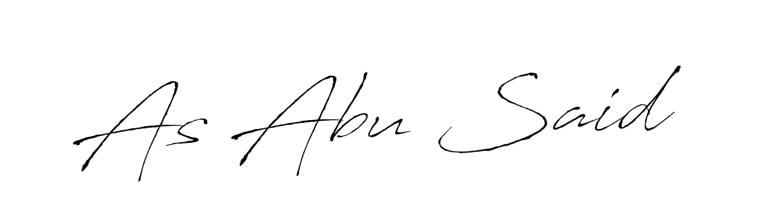 How to make As Abu Said name signature. Use Antro_Vectra style for creating short signs online. This is the latest handwritten sign. As Abu Said signature style 6 images and pictures png