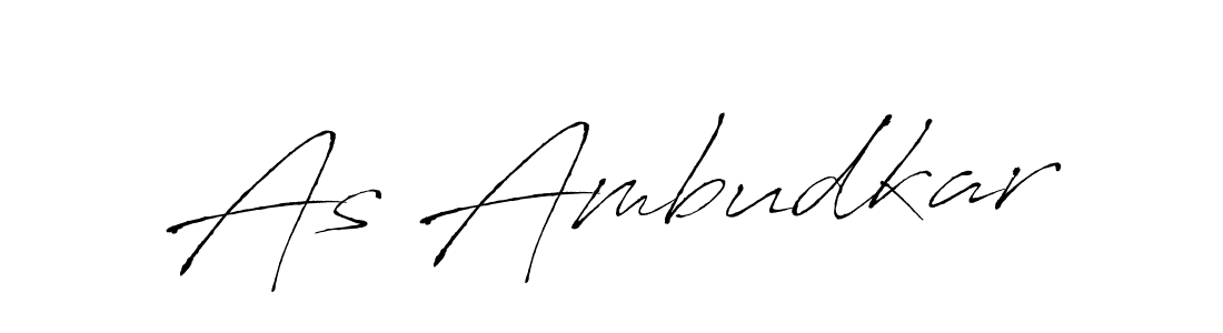 You should practise on your own different ways (Antro_Vectra) to write your name (As Ambudkar) in signature. don't let someone else do it for you. As Ambudkar signature style 6 images and pictures png