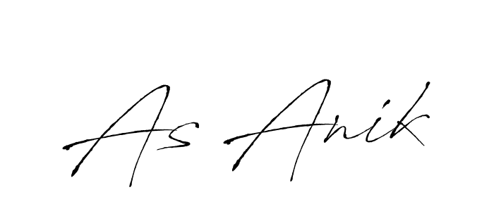 You can use this online signature creator to create a handwritten signature for the name As Anik. This is the best online autograph maker. As Anik signature style 6 images and pictures png
