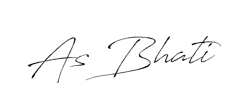 You should practise on your own different ways (Antro_Vectra) to write your name (As Bhati) in signature. don't let someone else do it for you. As Bhati signature style 6 images and pictures png