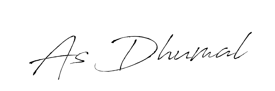 You should practise on your own different ways (Antro_Vectra) to write your name (As Dhumal) in signature. don't let someone else do it for you. As Dhumal signature style 6 images and pictures png