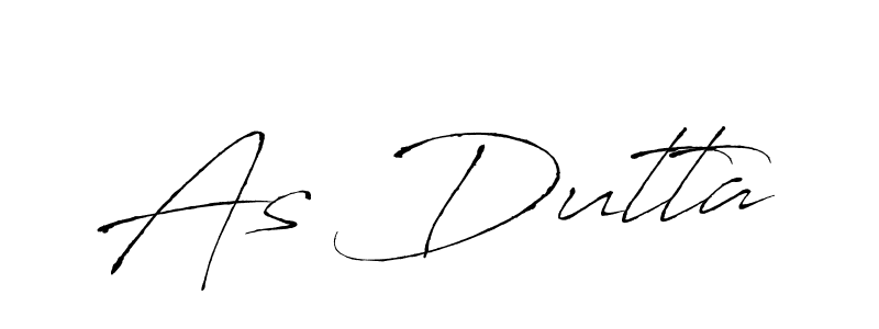 Also we have As Dutta name is the best signature style. Create professional handwritten signature collection using Antro_Vectra autograph style. As Dutta signature style 6 images and pictures png