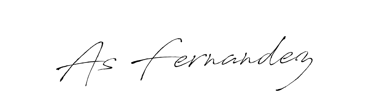 The best way (Antro_Vectra) to make a short signature is to pick only two or three words in your name. The name As Fernandez include a total of six letters. For converting this name. As Fernandez signature style 6 images and pictures png