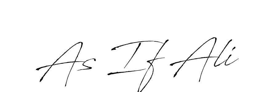 How to make As If Ali name signature. Use Antro_Vectra style for creating short signs online. This is the latest handwritten sign. As If Ali signature style 6 images and pictures png