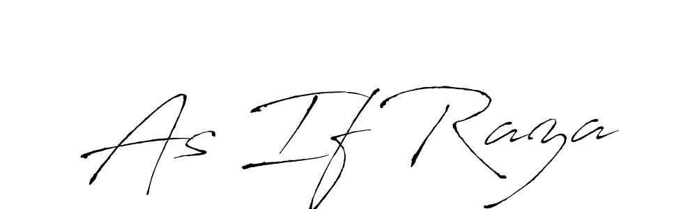 Also we have As If Raza name is the best signature style. Create professional handwritten signature collection using Antro_Vectra autograph style. As If Raza signature style 6 images and pictures png