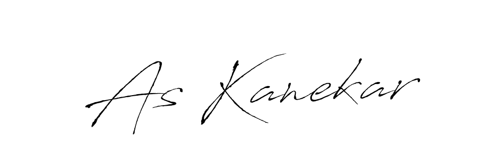 Also we have As Kanekar name is the best signature style. Create professional handwritten signature collection using Antro_Vectra autograph style. As Kanekar signature style 6 images and pictures png