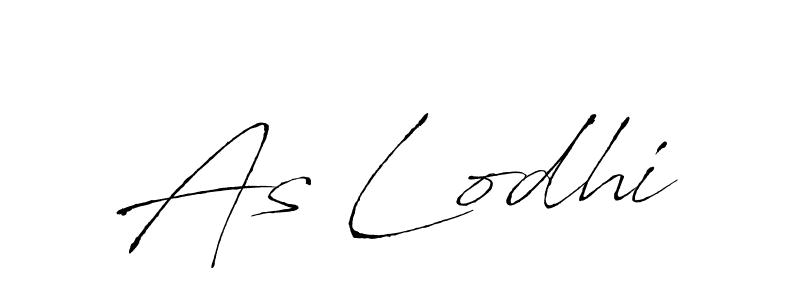 Make a beautiful signature design for name As Lodhi. With this signature (Antro_Vectra) style, you can create a handwritten signature for free. As Lodhi signature style 6 images and pictures png