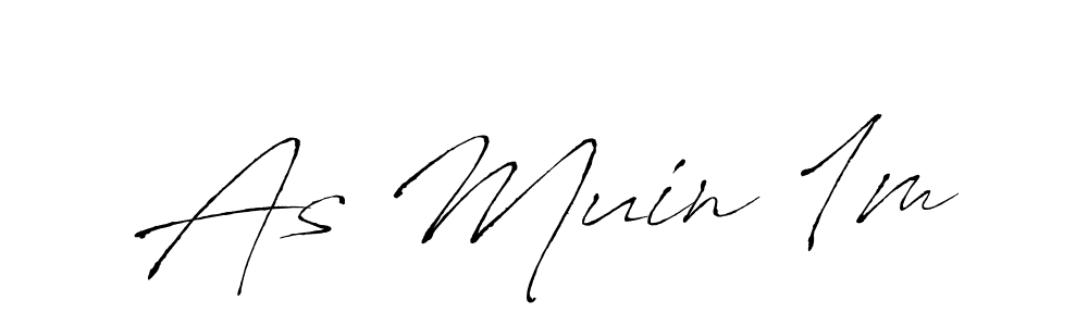 Create a beautiful signature design for name As Muin 1m. With this signature (Antro_Vectra) fonts, you can make a handwritten signature for free. As Muin 1m signature style 6 images and pictures png