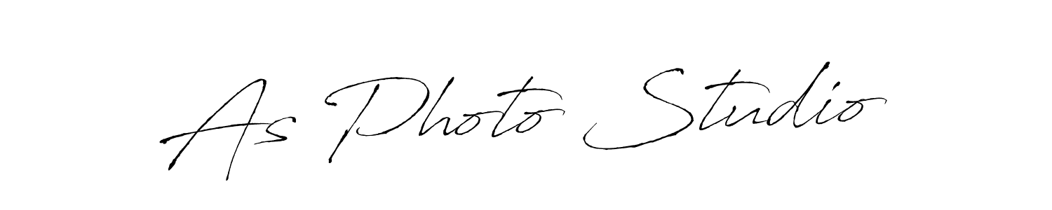 if you are searching for the best signature style for your name As Photo Studio. so please give up your signature search. here we have designed multiple signature styles  using Antro_Vectra. As Photo Studio signature style 6 images and pictures png