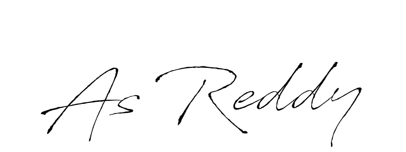 How to make As Reddy name signature. Use Antro_Vectra style for creating short signs online. This is the latest handwritten sign. As Reddy signature style 6 images and pictures png