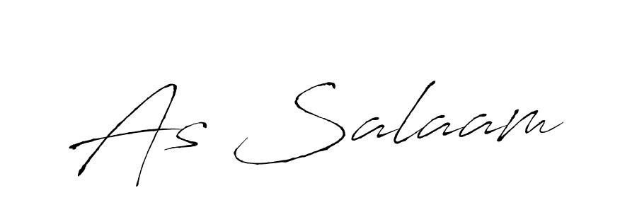 Also we have As Salaam name is the best signature style. Create professional handwritten signature collection using Antro_Vectra autograph style. As Salaam signature style 6 images and pictures png