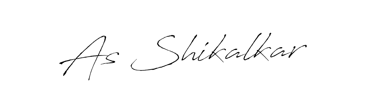 You should practise on your own different ways (Antro_Vectra) to write your name (As Shikalkar) in signature. don't let someone else do it for you. As Shikalkar signature style 6 images and pictures png