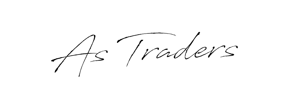 Use a signature maker to create a handwritten signature online. With this signature software, you can design (Antro_Vectra) your own signature for name As Traders. As Traders signature style 6 images and pictures png