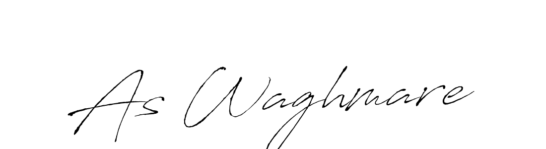 How to make As Waghmare signature? Antro_Vectra is a professional autograph style. Create handwritten signature for As Waghmare name. As Waghmare signature style 6 images and pictures png