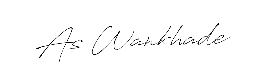How to Draw As Wankhade signature style? Antro_Vectra is a latest design signature styles for name As Wankhade. As Wankhade signature style 6 images and pictures png