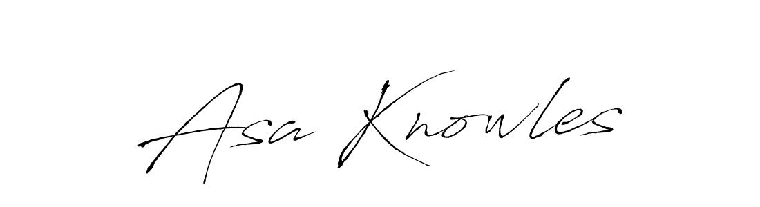 The best way (Antro_Vectra) to make a short signature is to pick only two or three words in your name. The name Asa Knowles include a total of six letters. For converting this name. Asa Knowles signature style 6 images and pictures png