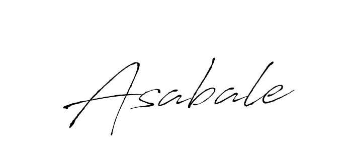How to make Asabale name signature. Use Antro_Vectra style for creating short signs online. This is the latest handwritten sign. Asabale signature style 6 images and pictures png