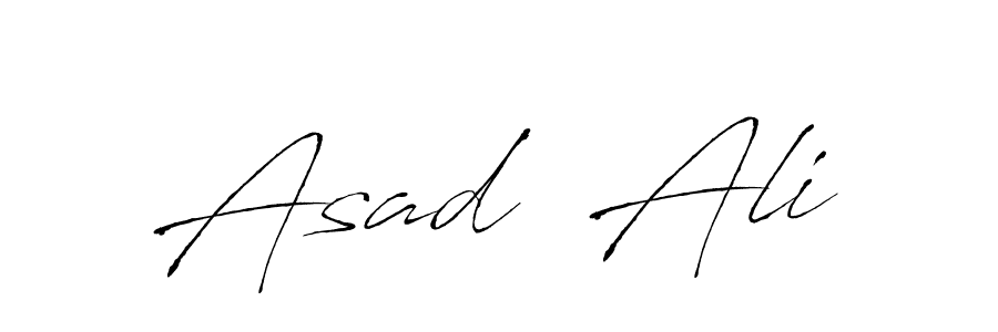 Asad  Ali stylish signature style. Best Handwritten Sign (Antro_Vectra) for my name. Handwritten Signature Collection Ideas for my name Asad  Ali. Asad  Ali signature style 6 images and pictures png
