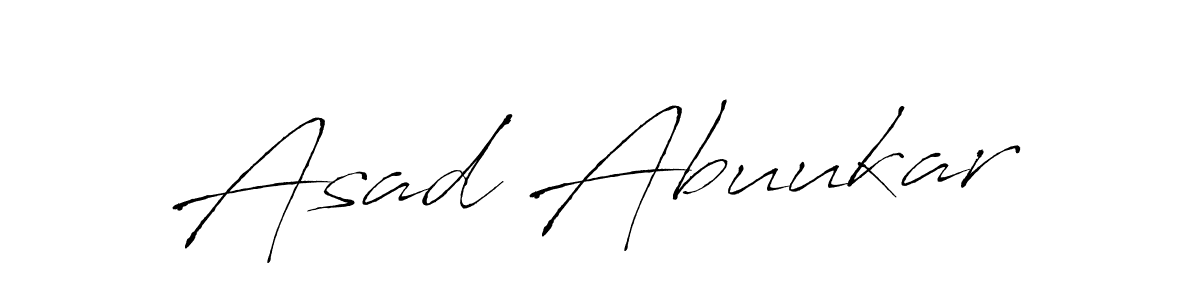 Create a beautiful signature design for name Asad Abuukar. With this signature (Antro_Vectra) fonts, you can make a handwritten signature for free. Asad Abuukar signature style 6 images and pictures png