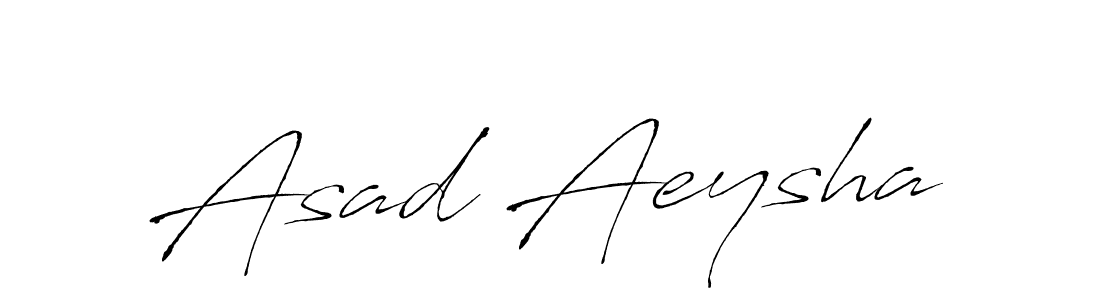 Make a beautiful signature design for name Asad Aeysha. Use this online signature maker to create a handwritten signature for free. Asad Aeysha signature style 6 images and pictures png