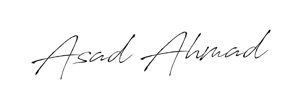 How to make Asad Ahmad signature? Antro_Vectra is a professional autograph style. Create handwritten signature for Asad Ahmad name. Asad Ahmad signature style 6 images and pictures png