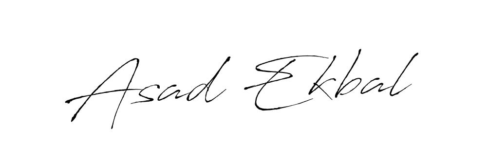 Design your own signature with our free online signature maker. With this signature software, you can create a handwritten (Antro_Vectra) signature for name Asad Ekbal. Asad Ekbal signature style 6 images and pictures png