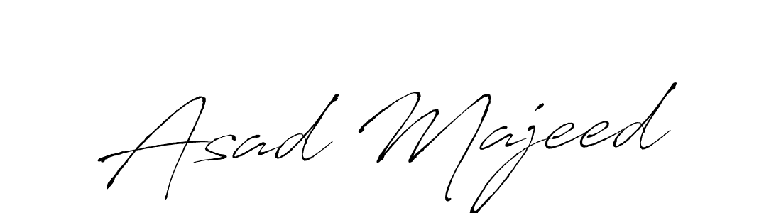 Make a beautiful signature design for name Asad Majeed. With this signature (Antro_Vectra) style, you can create a handwritten signature for free. Asad Majeed signature style 6 images and pictures png