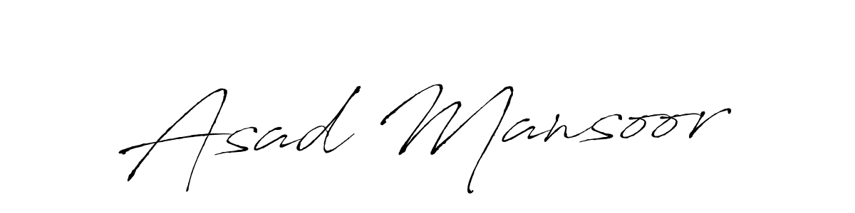 It looks lik you need a new signature style for name Asad Mansoor. Design unique handwritten (Antro_Vectra) signature with our free signature maker in just a few clicks. Asad Mansoor signature style 6 images and pictures png