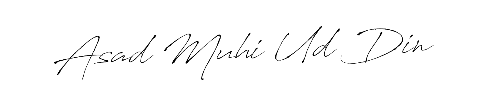 Make a beautiful signature design for name Asad Muhi Ud Din. Use this online signature maker to create a handwritten signature for free. Asad Muhi Ud Din signature style 6 images and pictures png
