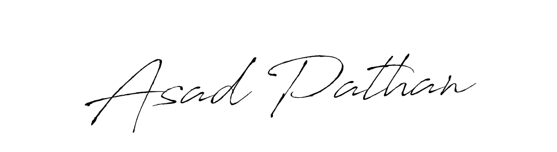 Design your own signature with our free online signature maker. With this signature software, you can create a handwritten (Antro_Vectra) signature for name Asad Pathan. Asad Pathan signature style 6 images and pictures png