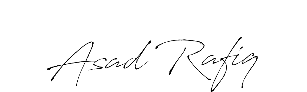 Make a beautiful signature design for name Asad Rafiq. With this signature (Antro_Vectra) style, you can create a handwritten signature for free. Asad Rafiq signature style 6 images and pictures png