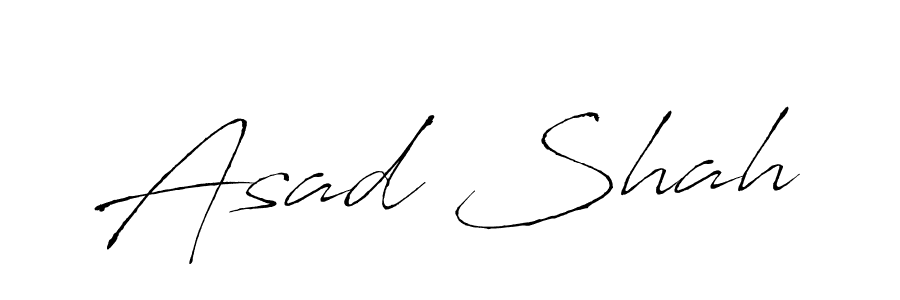 Create a beautiful signature design for name Asad Shah. With this signature (Antro_Vectra) fonts, you can make a handwritten signature for free. Asad Shah signature style 6 images and pictures png