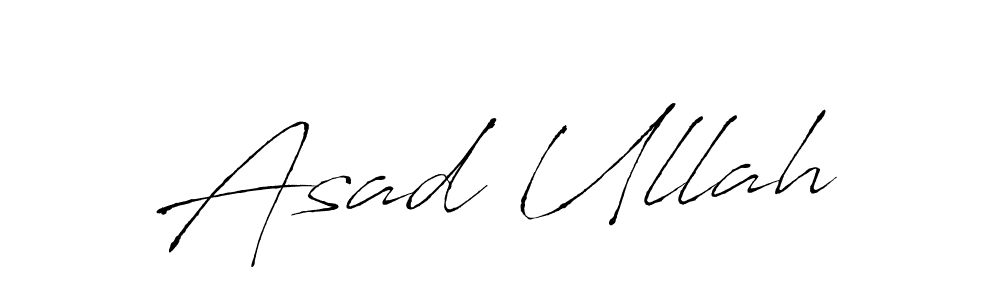 This is the best signature style for the Asad Ullah name. Also you like these signature font (Antro_Vectra). Mix name signature. Asad Ullah signature style 6 images and pictures png