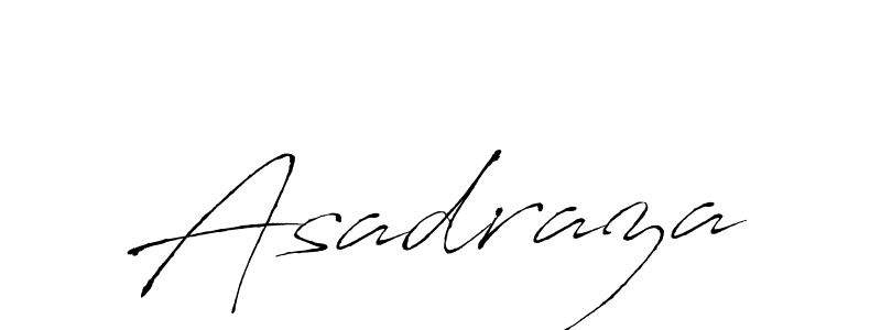 Use a signature maker to create a handwritten signature online. With this signature software, you can design (Antro_Vectra) your own signature for name Asadraza. Asadraza signature style 6 images and pictures png