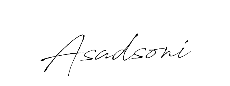 How to Draw Asadsoni signature style? Antro_Vectra is a latest design signature styles for name Asadsoni. Asadsoni signature style 6 images and pictures png