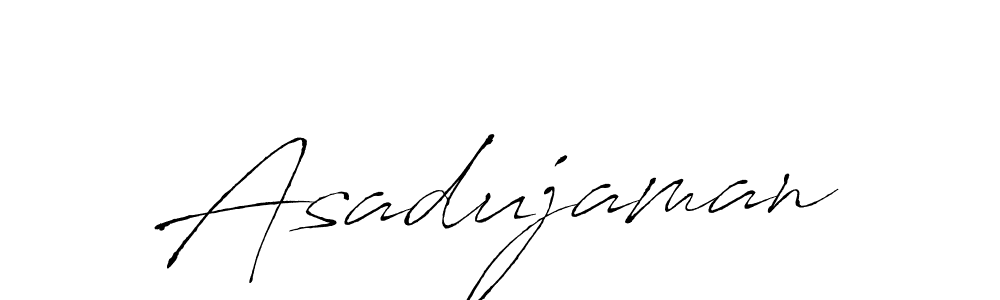 How to make Asadujaman signature? Antro_Vectra is a professional autograph style. Create handwritten signature for Asadujaman name. Asadujaman signature style 6 images and pictures png