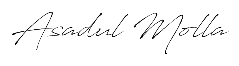 The Antro_Vectra signature style provides a bold statement for name Asadul Molla. Designed for business owners, executives, and leaders. Asadul Molla signature style 6 images and pictures png