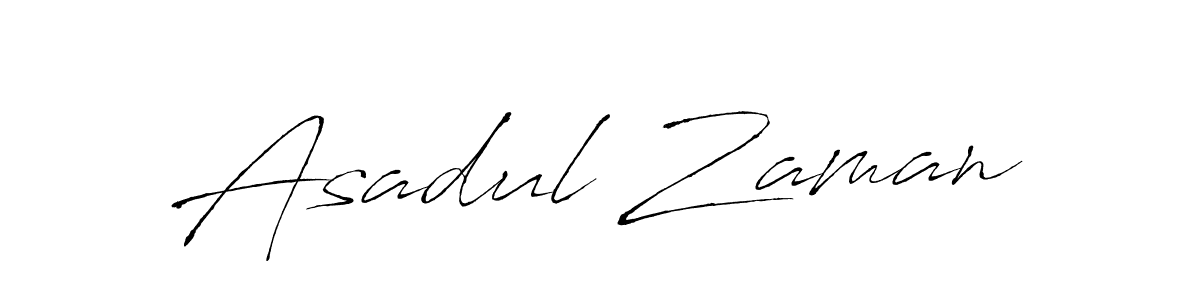Design your own signature with our free online signature maker. With this signature software, you can create a handwritten (Antro_Vectra) signature for name Asadul Zaman. Asadul Zaman signature style 6 images and pictures png