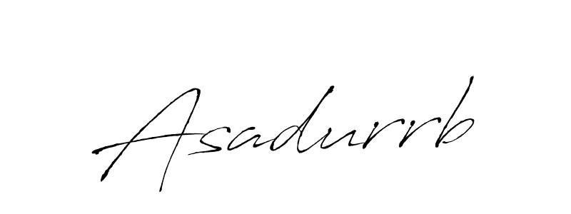 Make a beautiful signature design for name Asadurrb. With this signature (Antro_Vectra) style, you can create a handwritten signature for free. Asadurrb signature style 6 images and pictures png