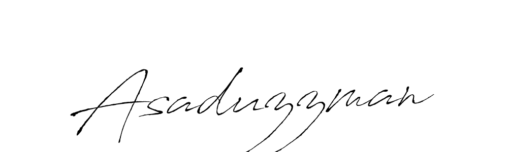 Create a beautiful signature design for name Asaduzzman. With this signature (Antro_Vectra) fonts, you can make a handwritten signature for free. Asaduzzman signature style 6 images and pictures png