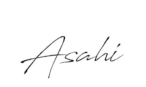 Make a beautiful signature design for name Asahi. With this signature (Antro_Vectra) style, you can create a handwritten signature for free. Asahi signature style 6 images and pictures png