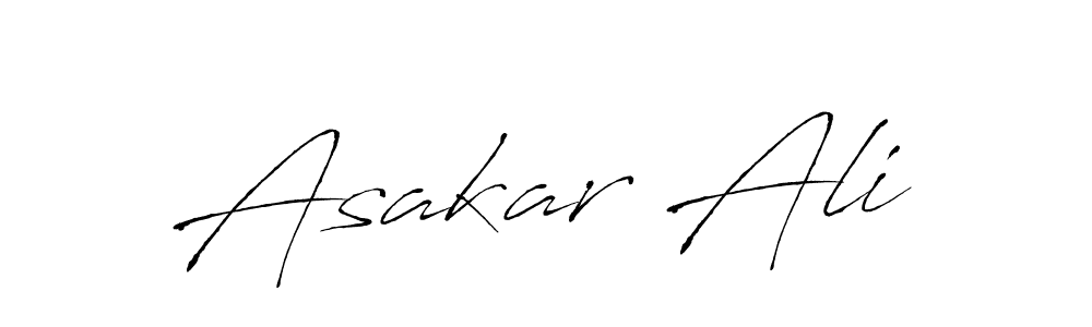 Use a signature maker to create a handwritten signature online. With this signature software, you can design (Antro_Vectra) your own signature for name Asakar Ali. Asakar Ali signature style 6 images and pictures png